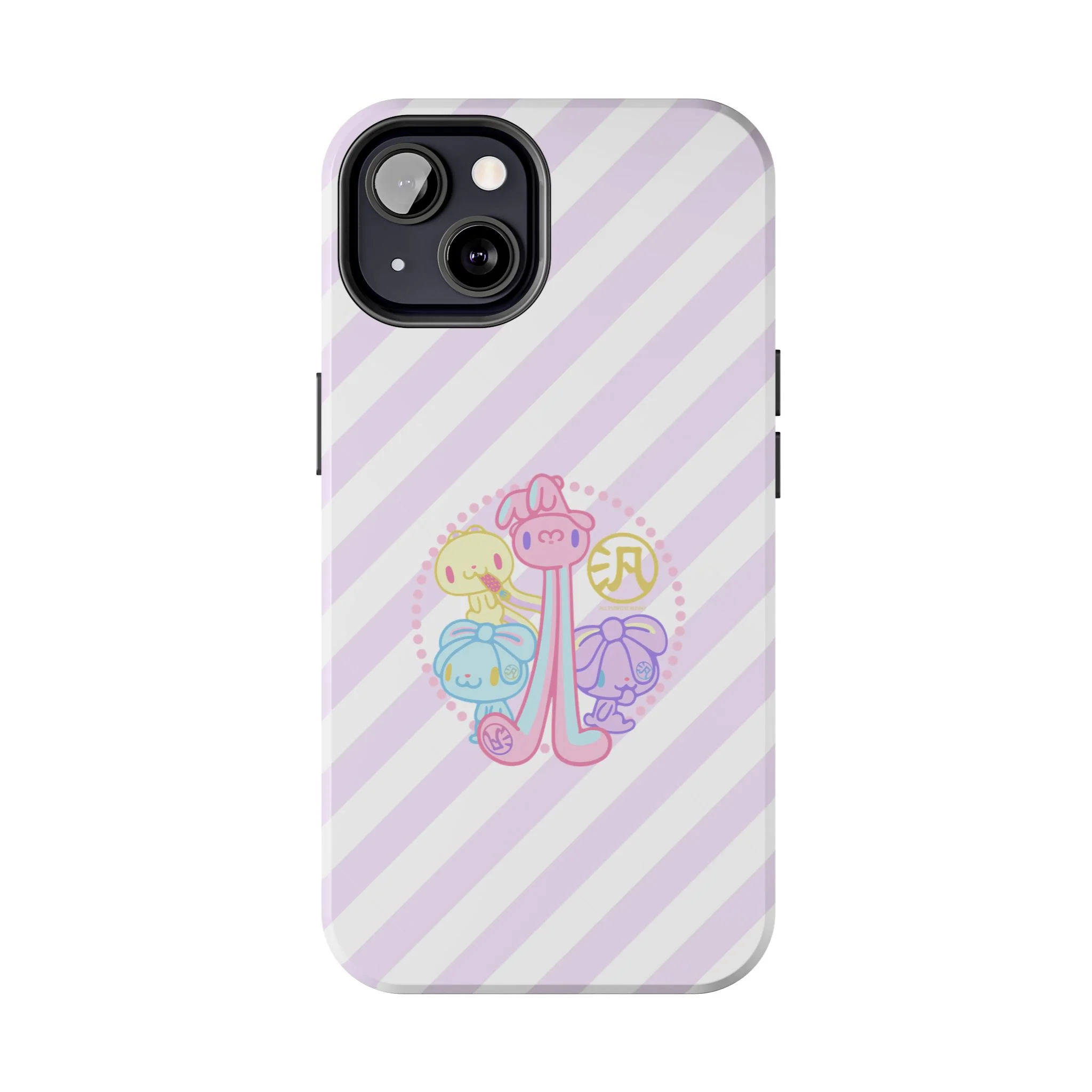 Group Pastel All Purpose Bunny - iPhone Case - Image 51