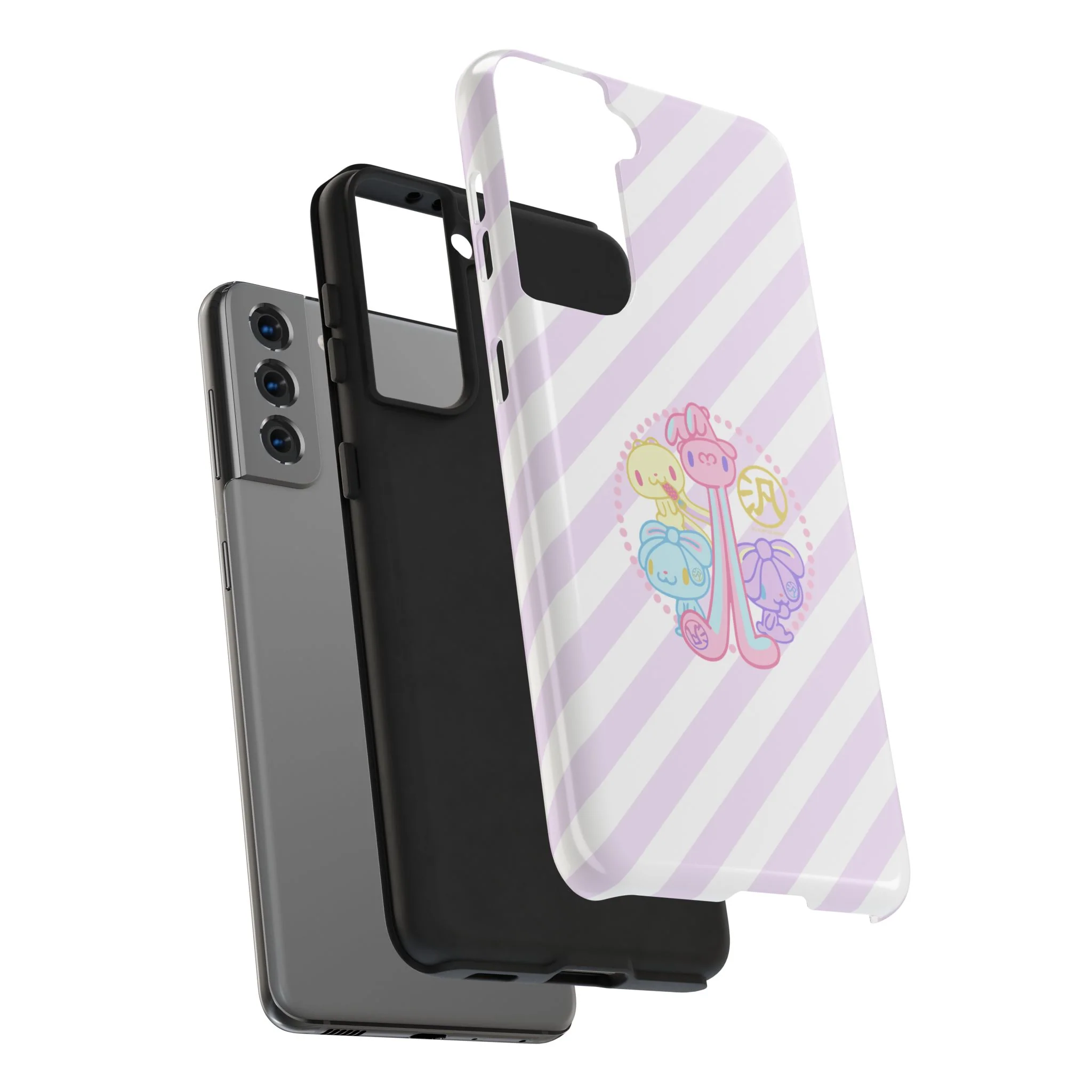 Group Pastel All Purpose Bunny - iPhone Case - Image 64