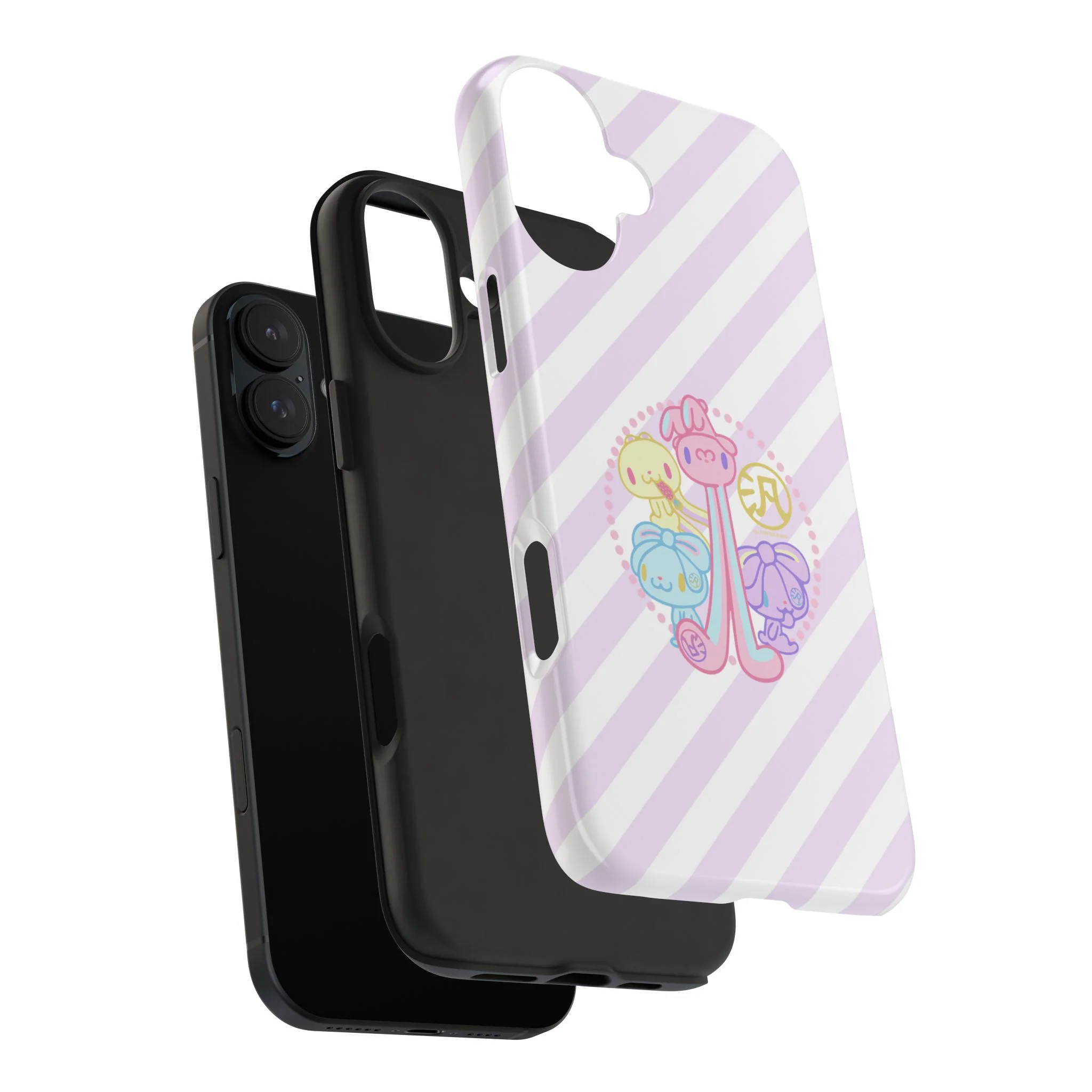Group Pastel All Purpose Bunny - iPhone Case - Image 70