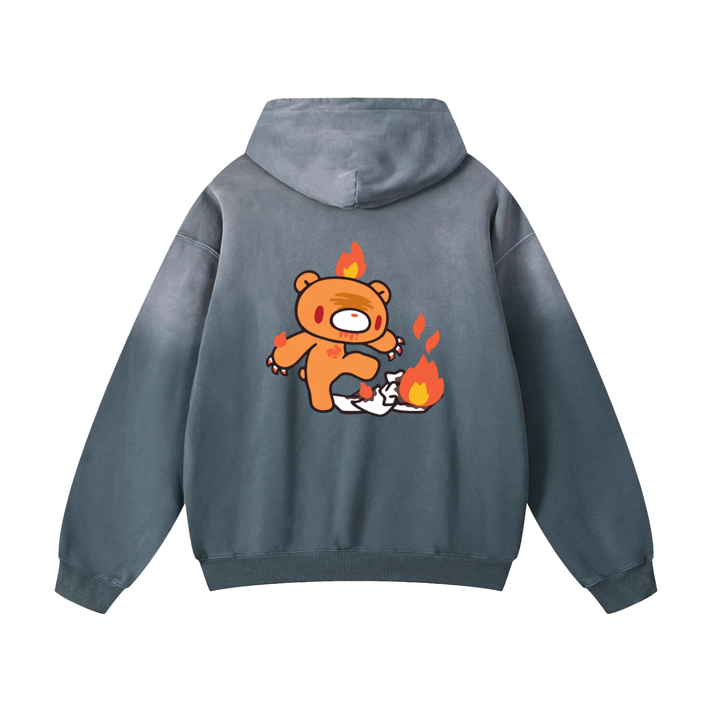 Messy Gloomy Heavyweight Sunfade Oversized Hoodie - Image 4