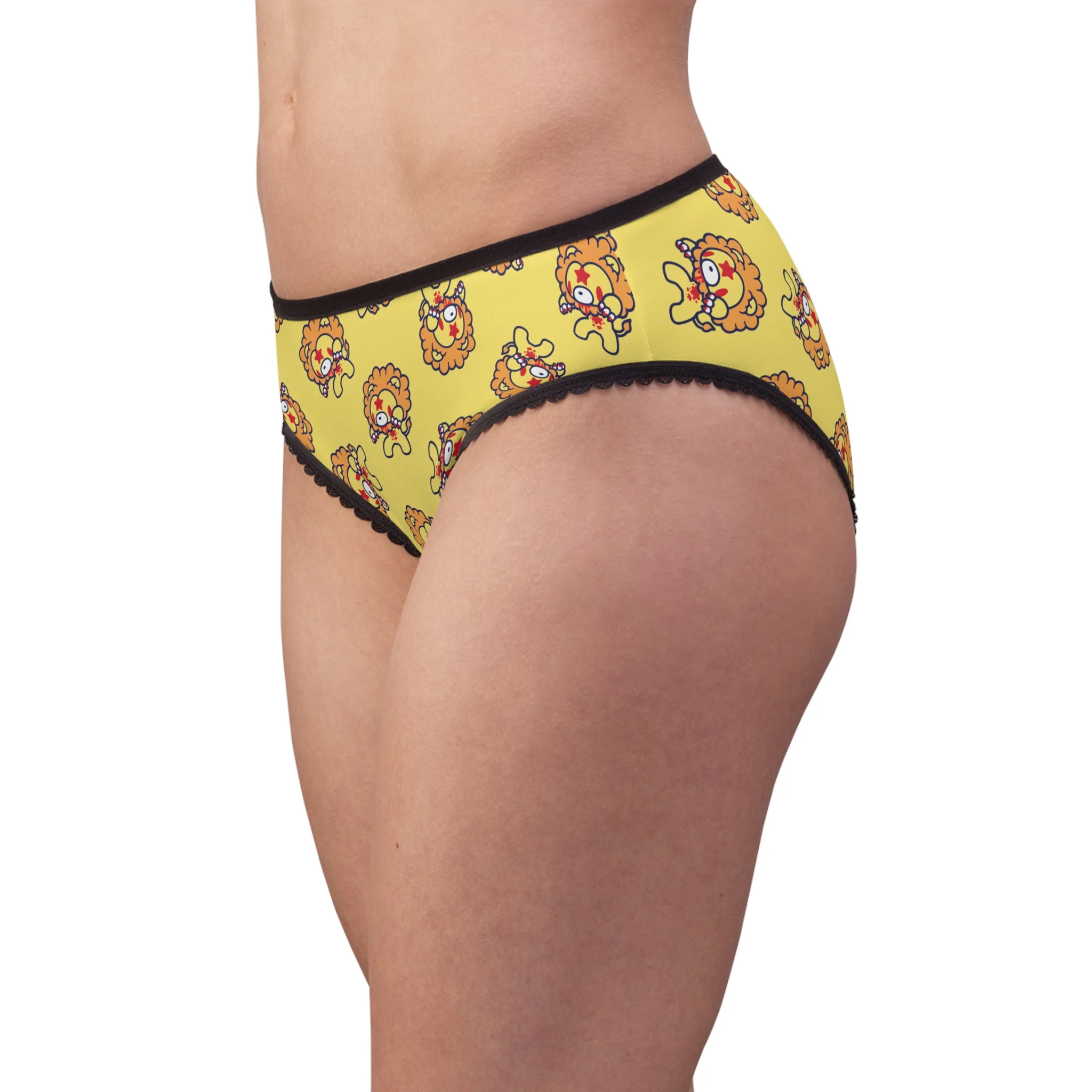 Leo Gloomy Women's Briefs (AOP) - Image 4