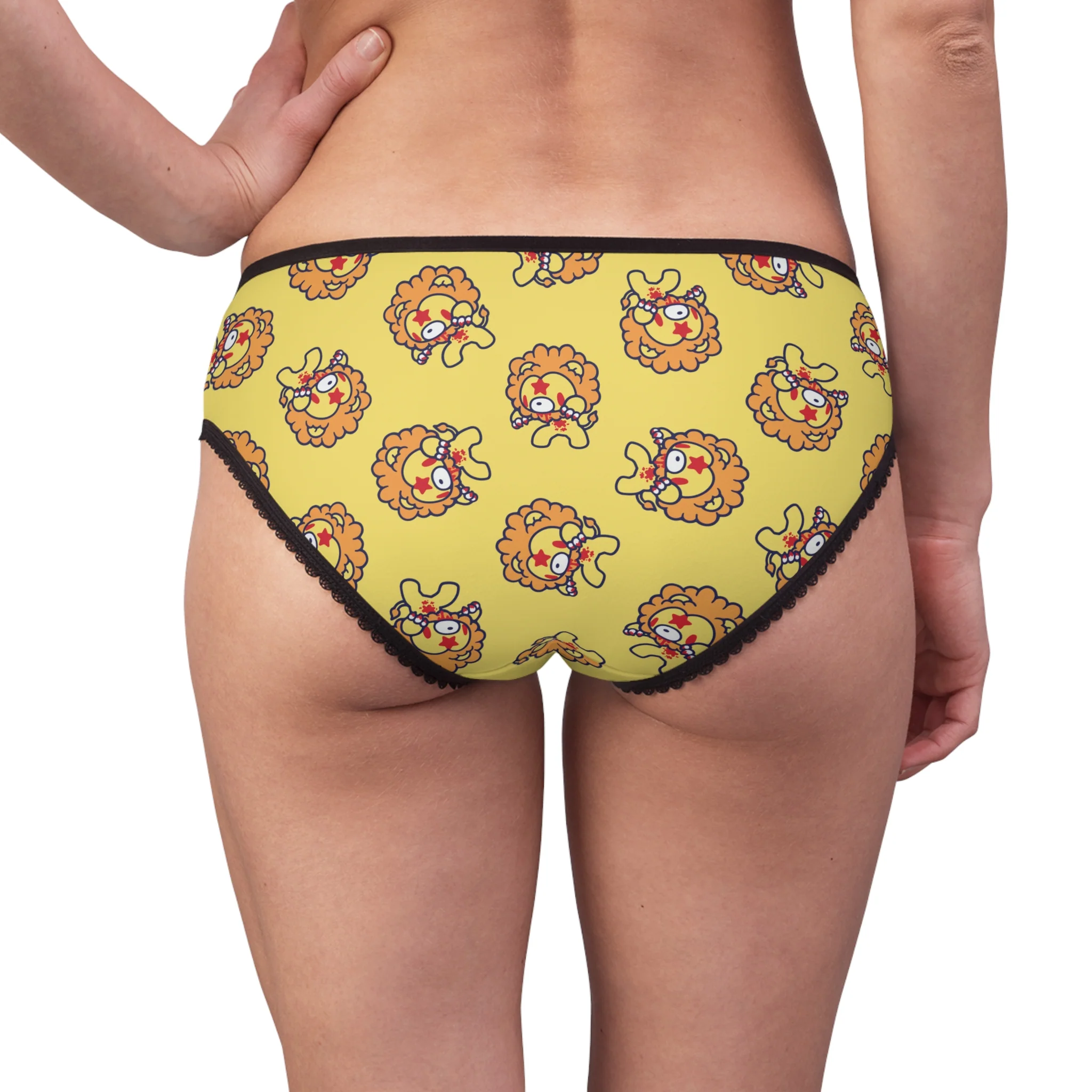 Leo Gloomy Women's Briefs (AOP) - Image 5