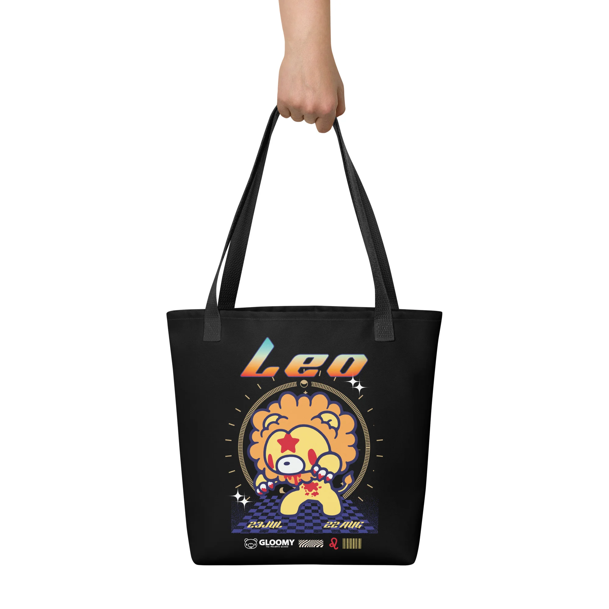 Leo Zodiac Gloomy Bear Tote bag