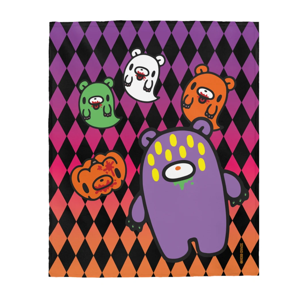 Monster Gloomy Halloween Edition - Velveteen Blanket - Image 5