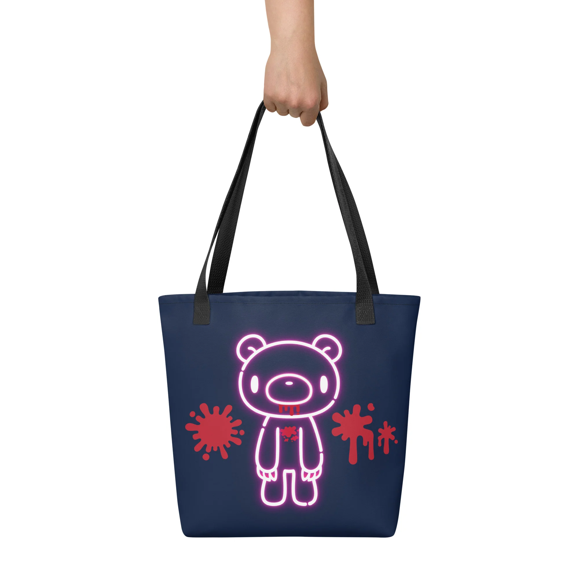 Neon Gloomy Bear Tote bag