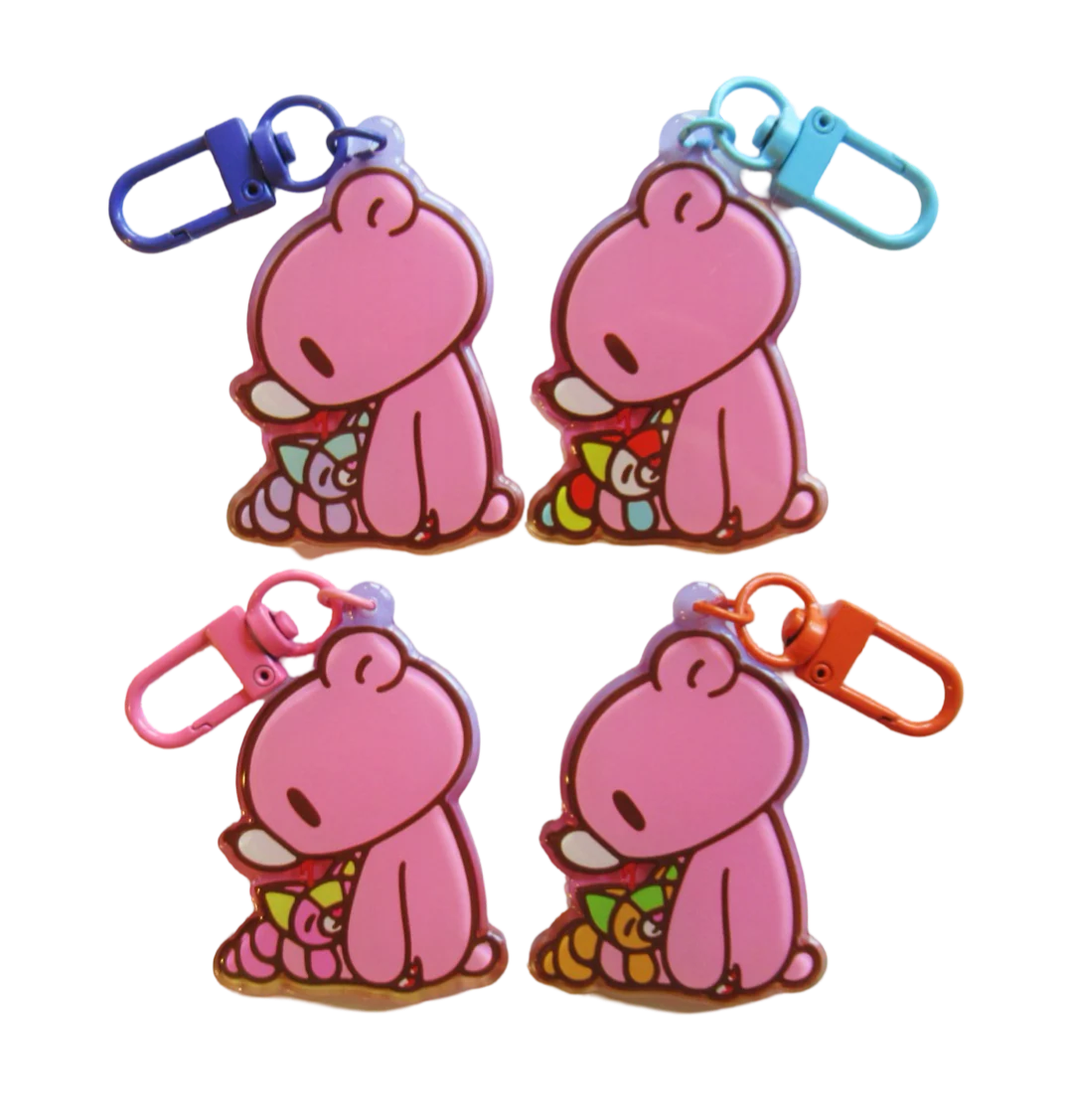 Noopy & Gloomy Bear! [Sitting] - Acrylic Keychain - Image 3