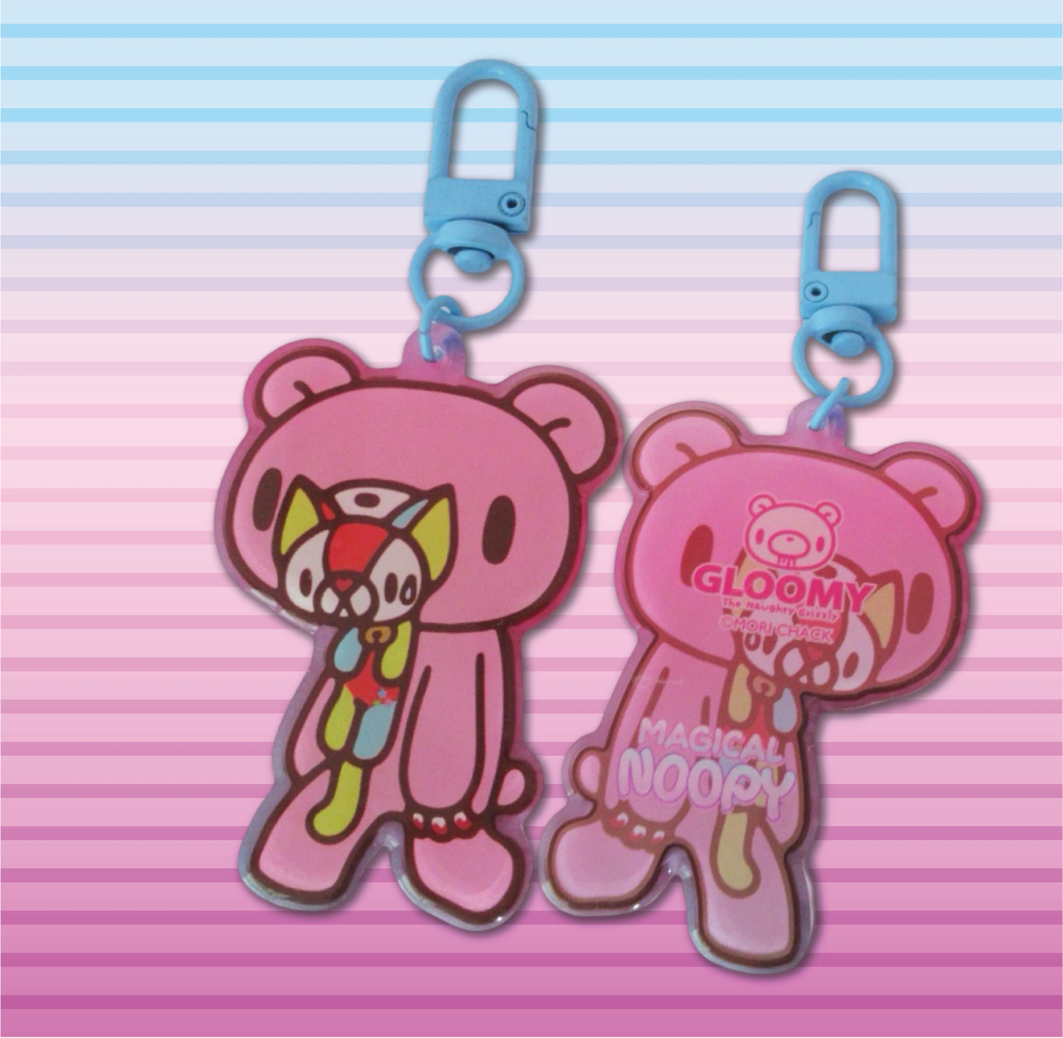 Noopy & Gloomy Bear! [Standing] - Acrylic Keychain - Image 7
