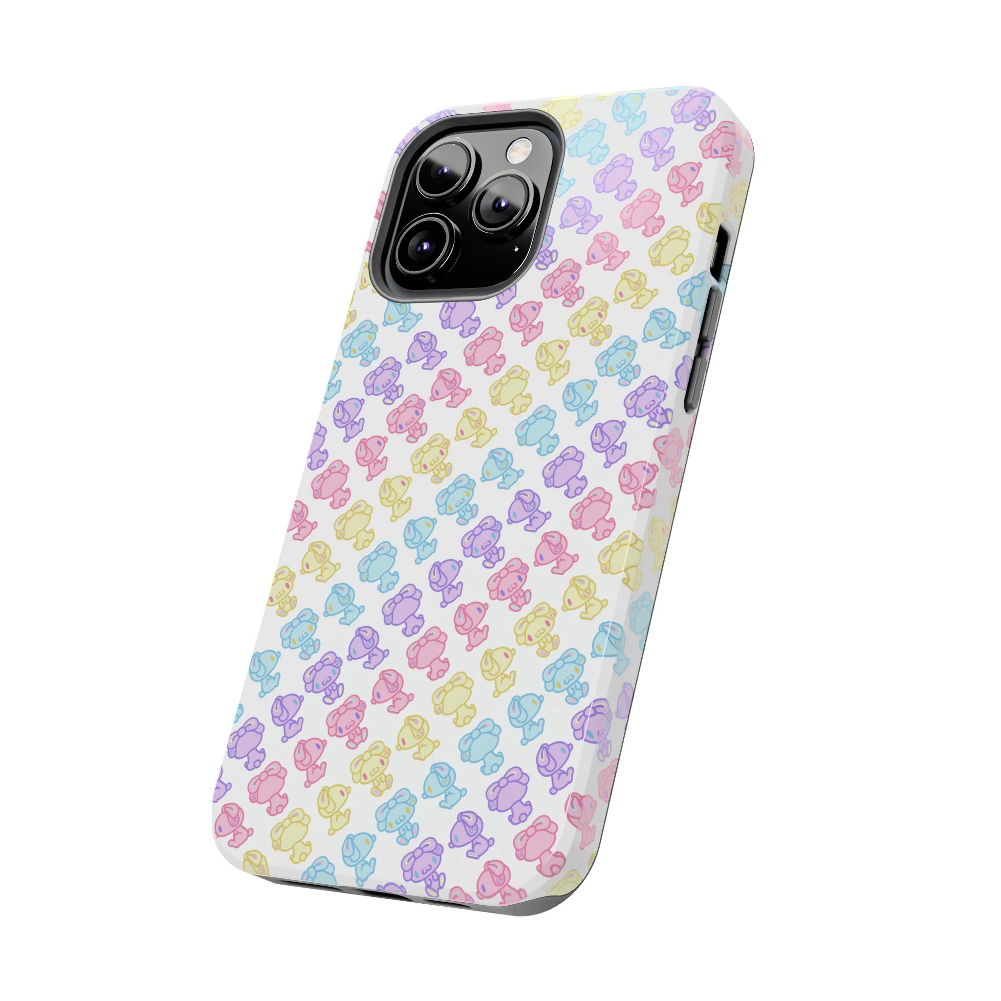 Rotating Pastel All Purpose Bunny - iPhone Case - Image 56