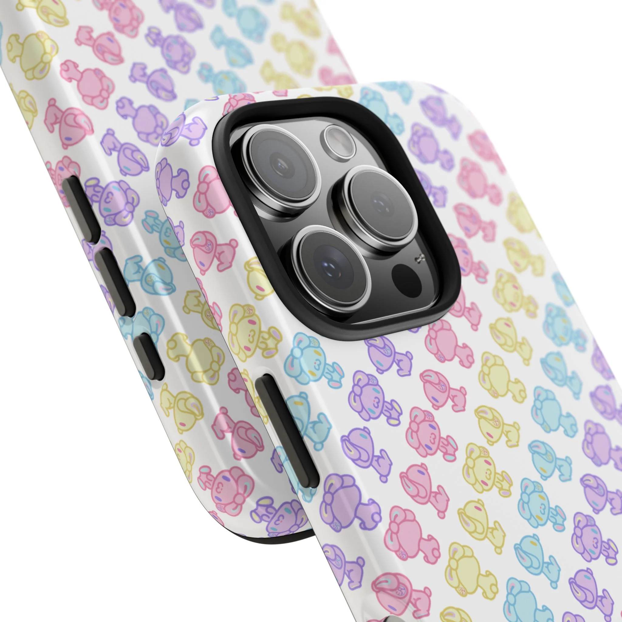 Rotating Pastel All Purpose Bunny - iPhone Case - Image 63