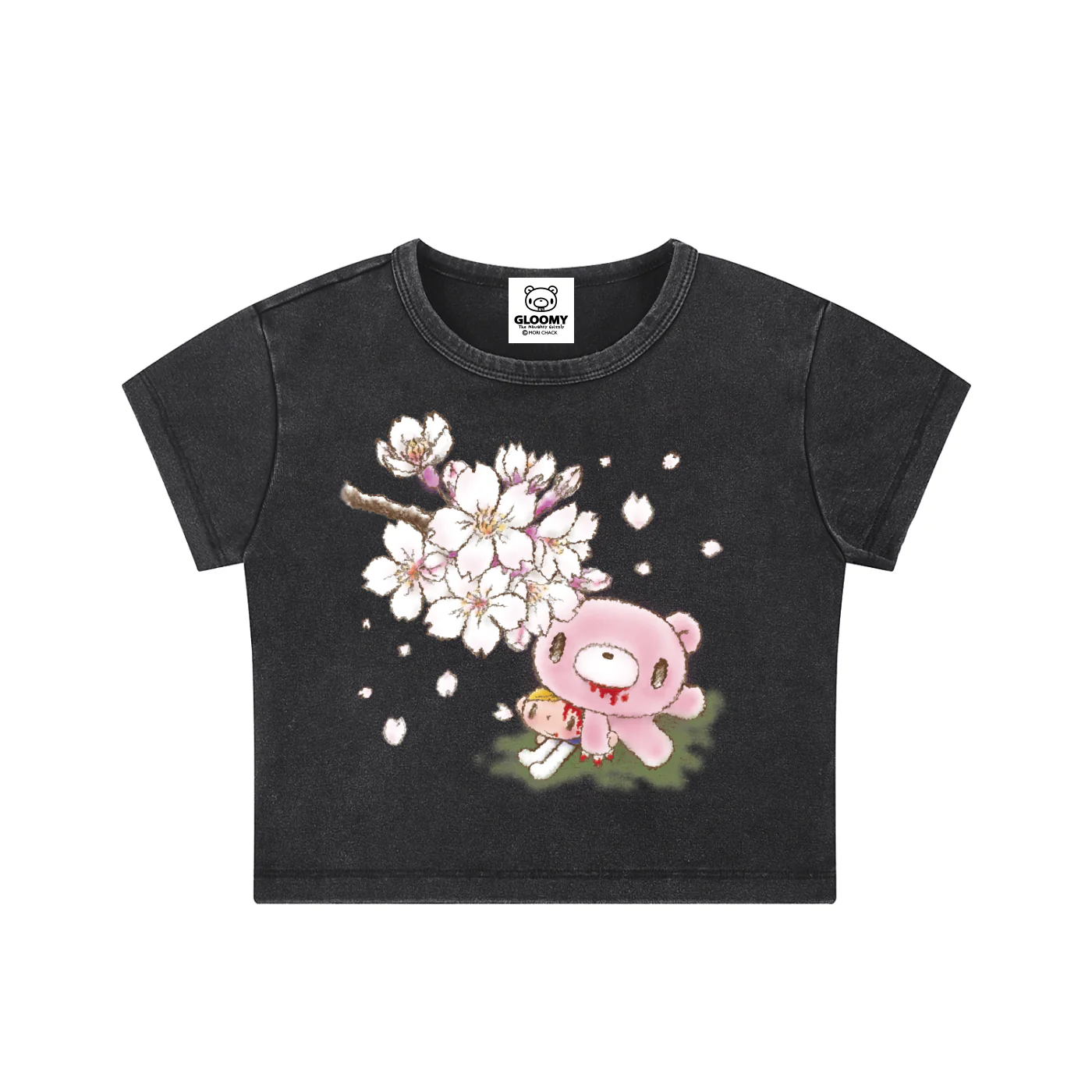 Snow Washed Crop Top - Image 2