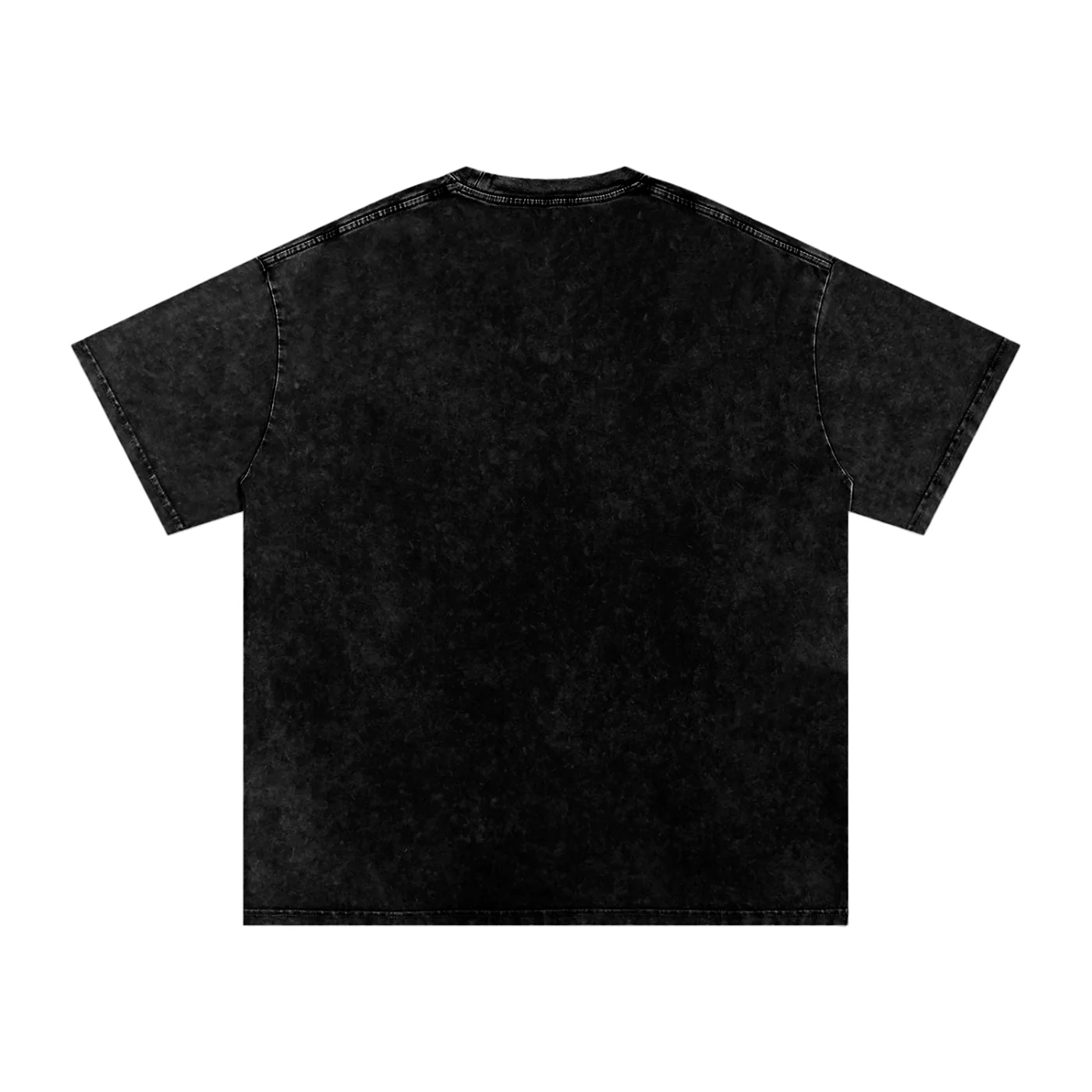 Electric Gloomy Snow Washed Oversized Cotton T-Shirt - Image 2