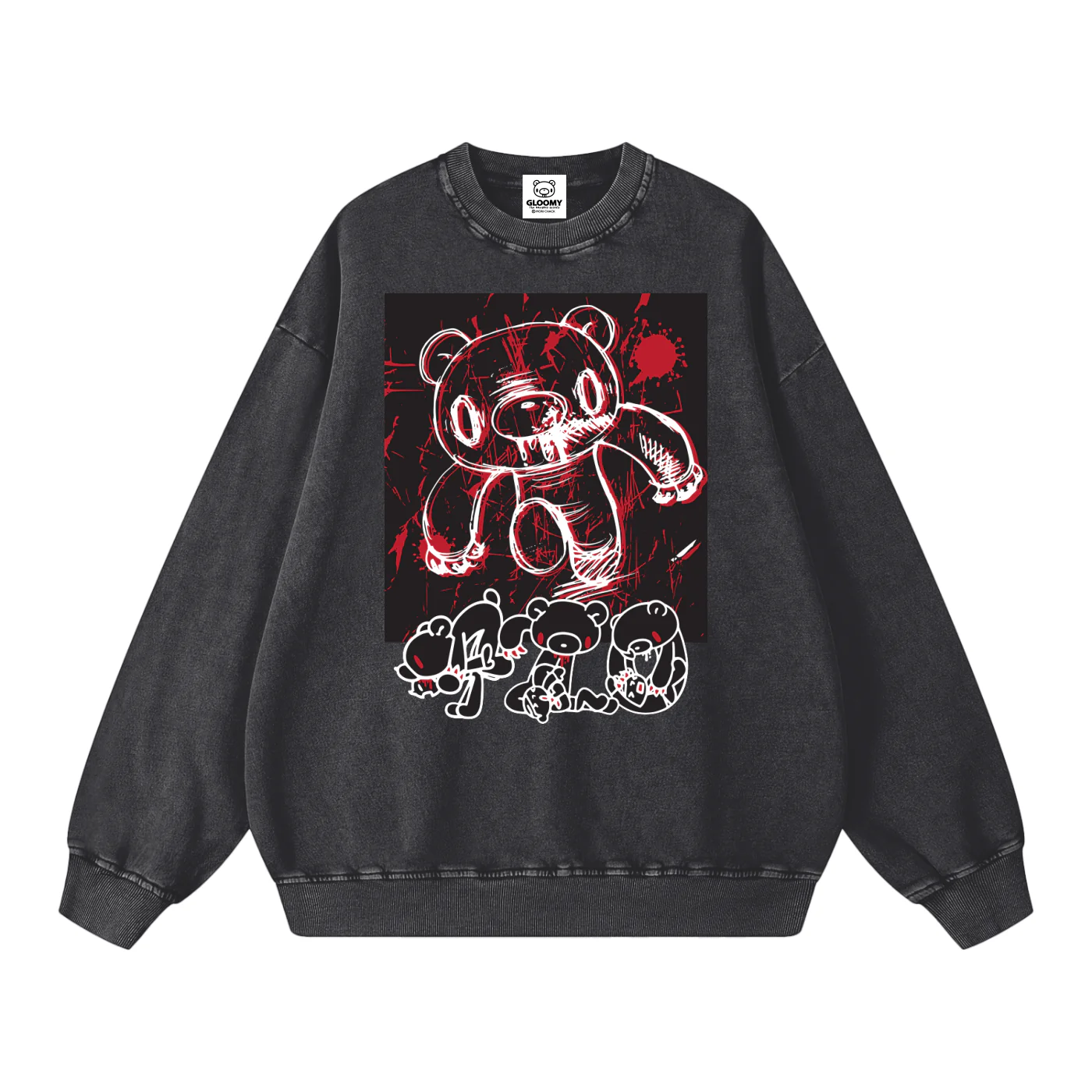 Gloomy Washed Oversized Sweatshirt