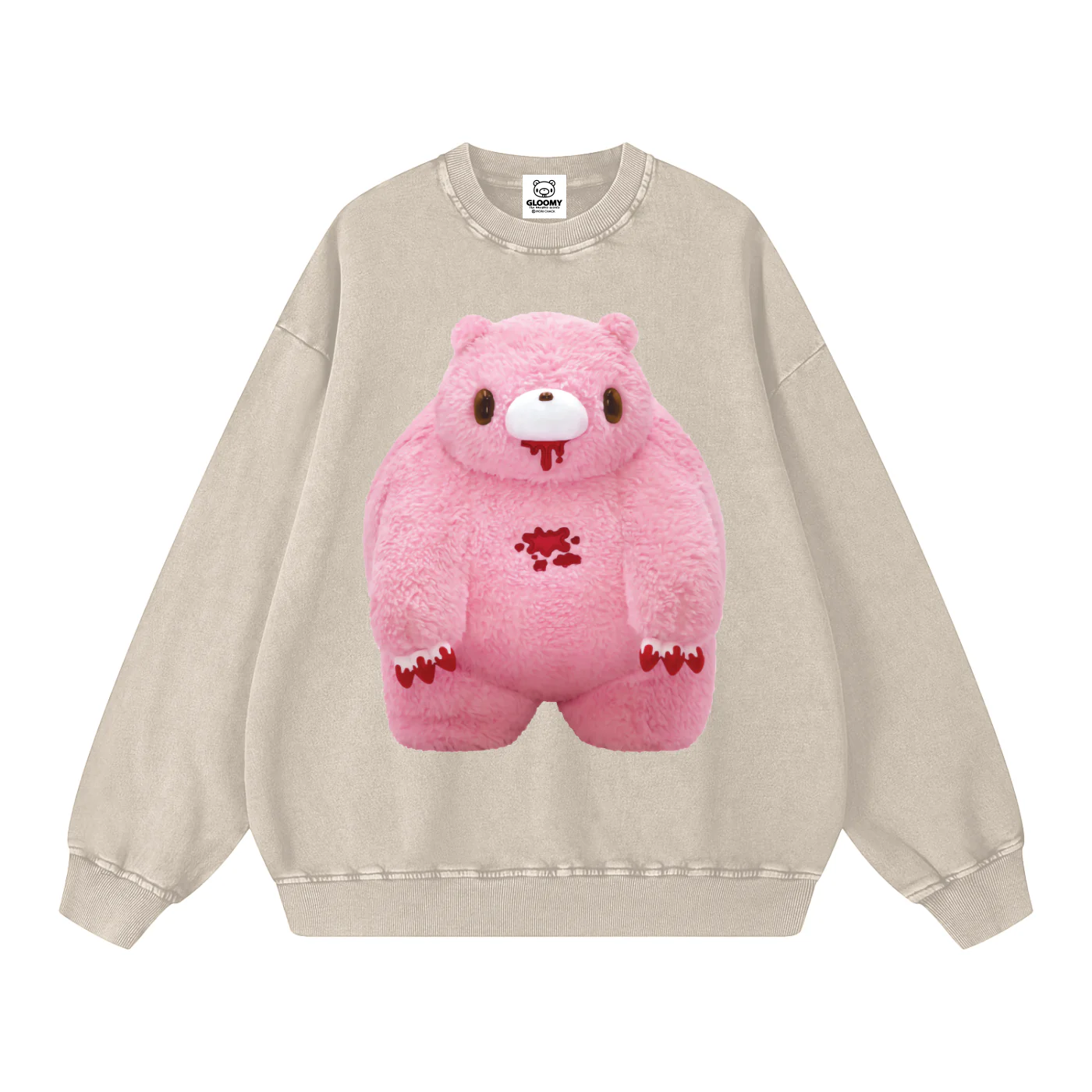Chubby Gloomy Snow Washed Oversized Sweatshirt - Image 5
