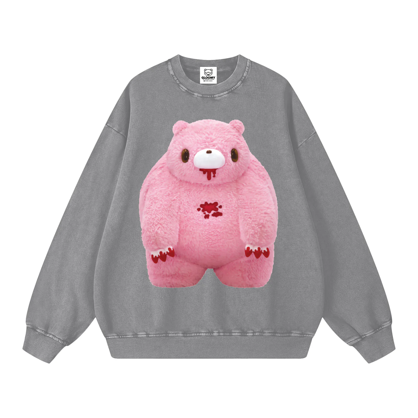 Chubby Gloomy Snow Washed Oversized Sweatshirt - Image 9