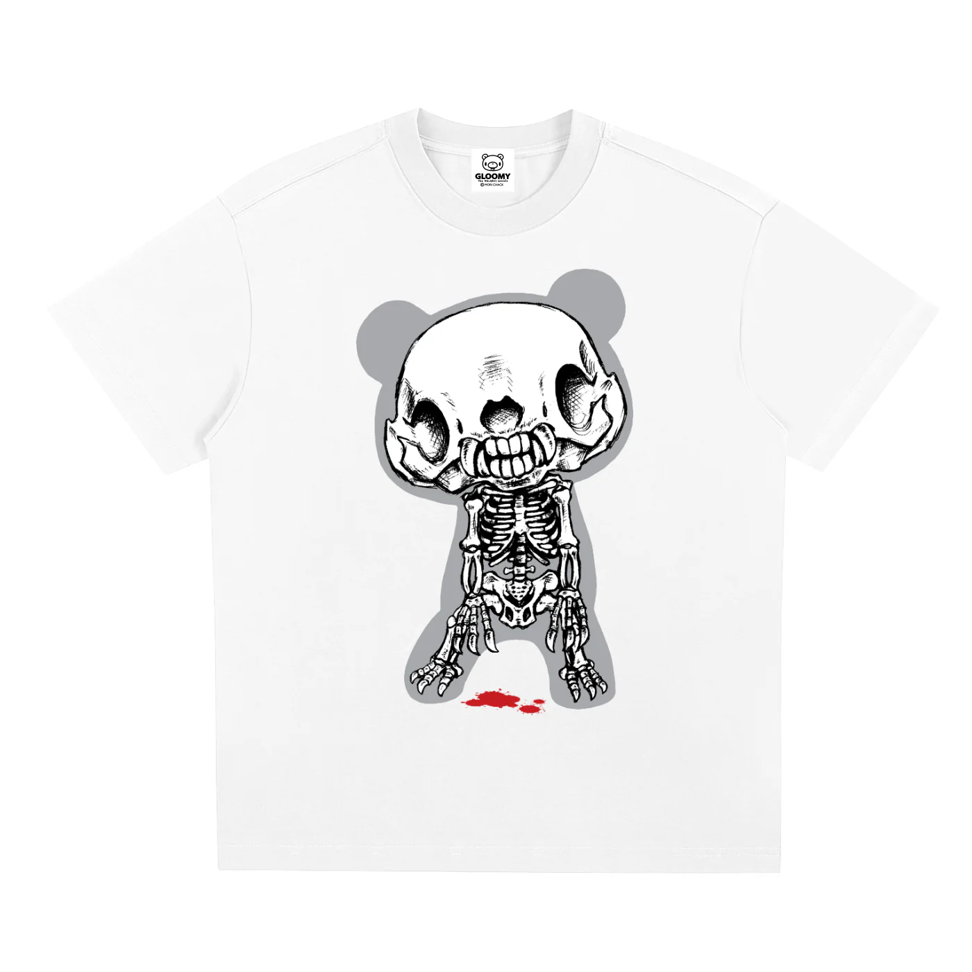 Gloomy Bones - Unisex Jersey Short Sleeve T-Shirt - Image 3