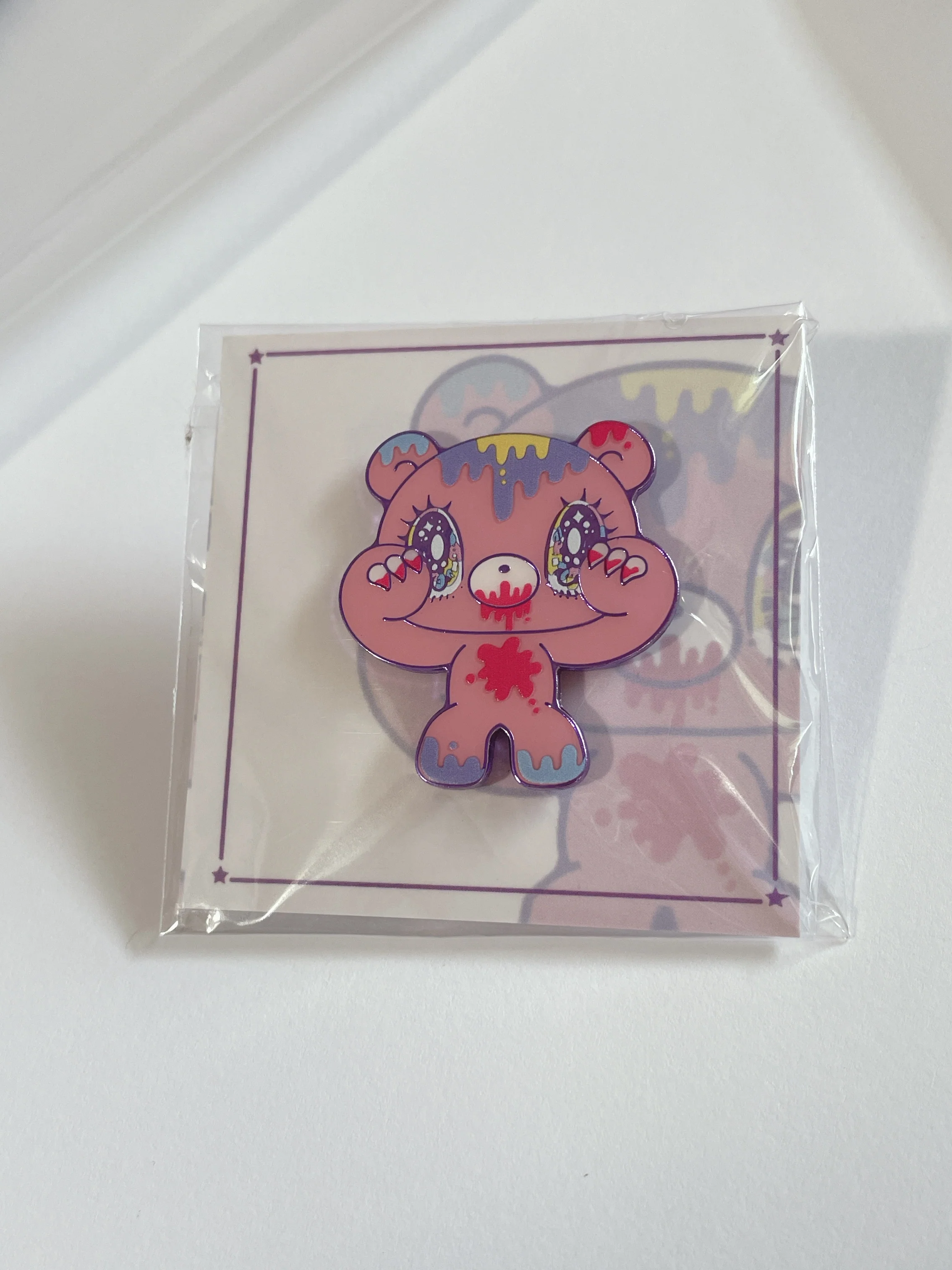 Standing Gloomy Bear Enamel Pin by Yurie Sekiya - Image 3