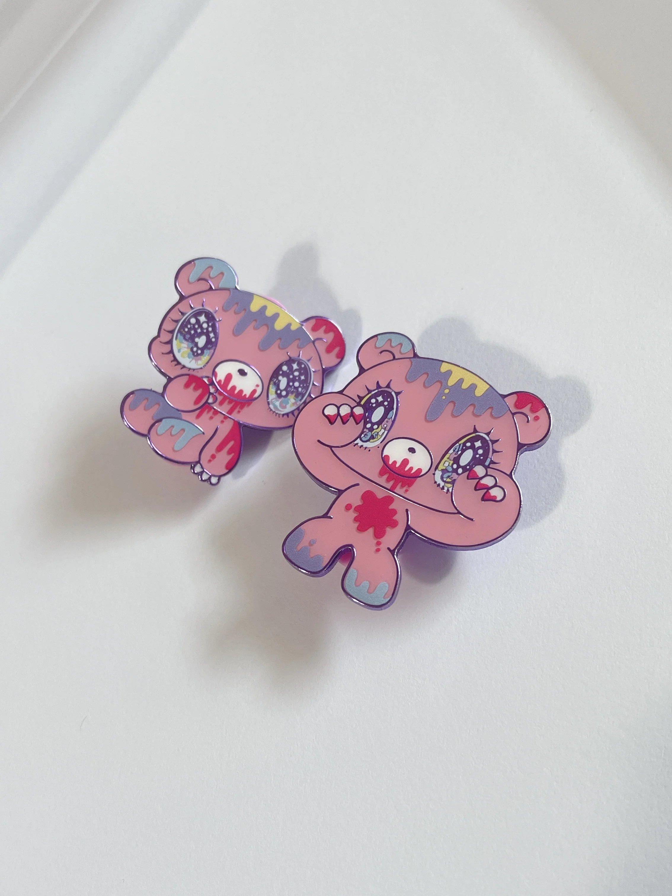 Standing Gloomy Bear Enamel Pin by Yurie Sekiya - Image 4