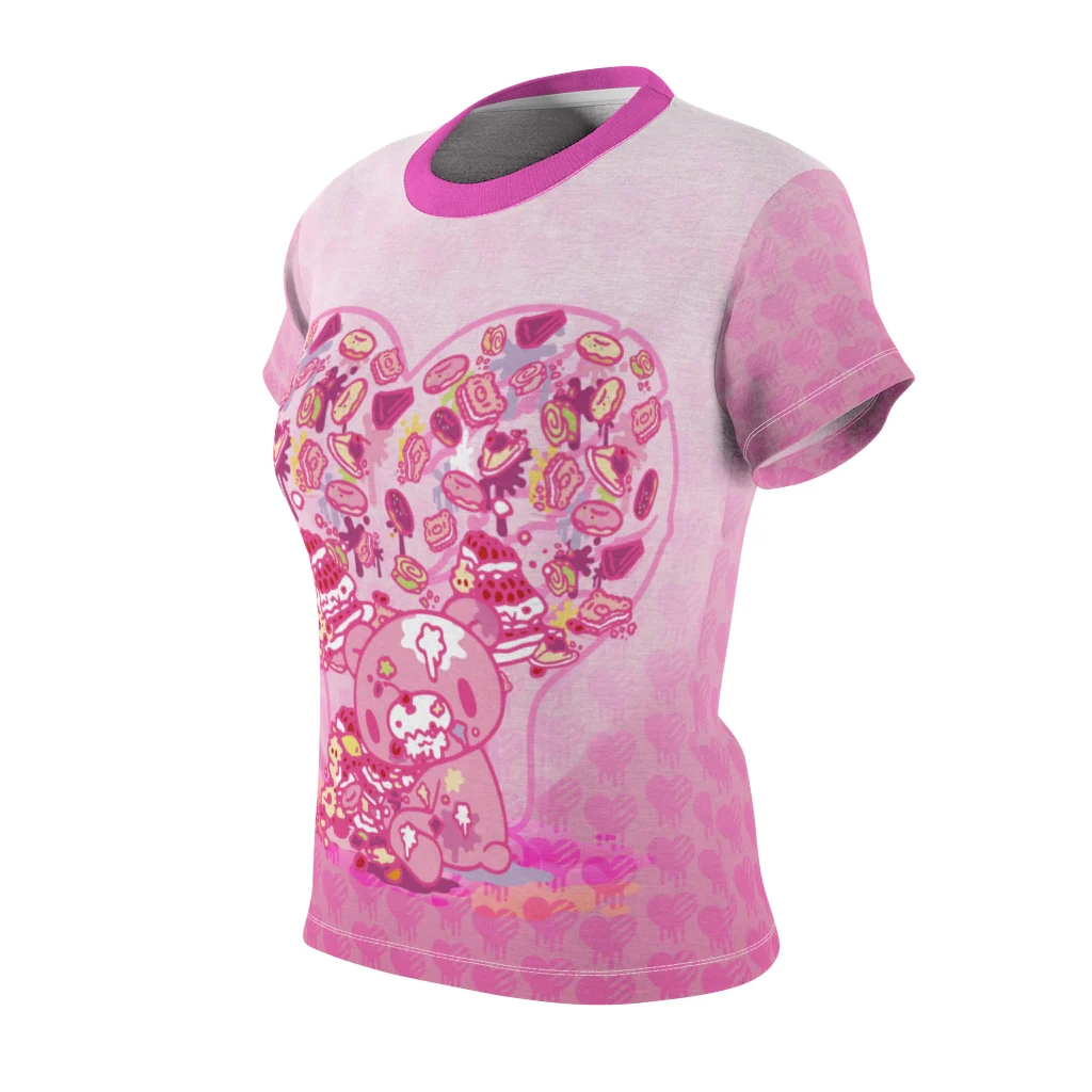 Sweet-Heart Gloomy Women's AoP Tee - Image 3