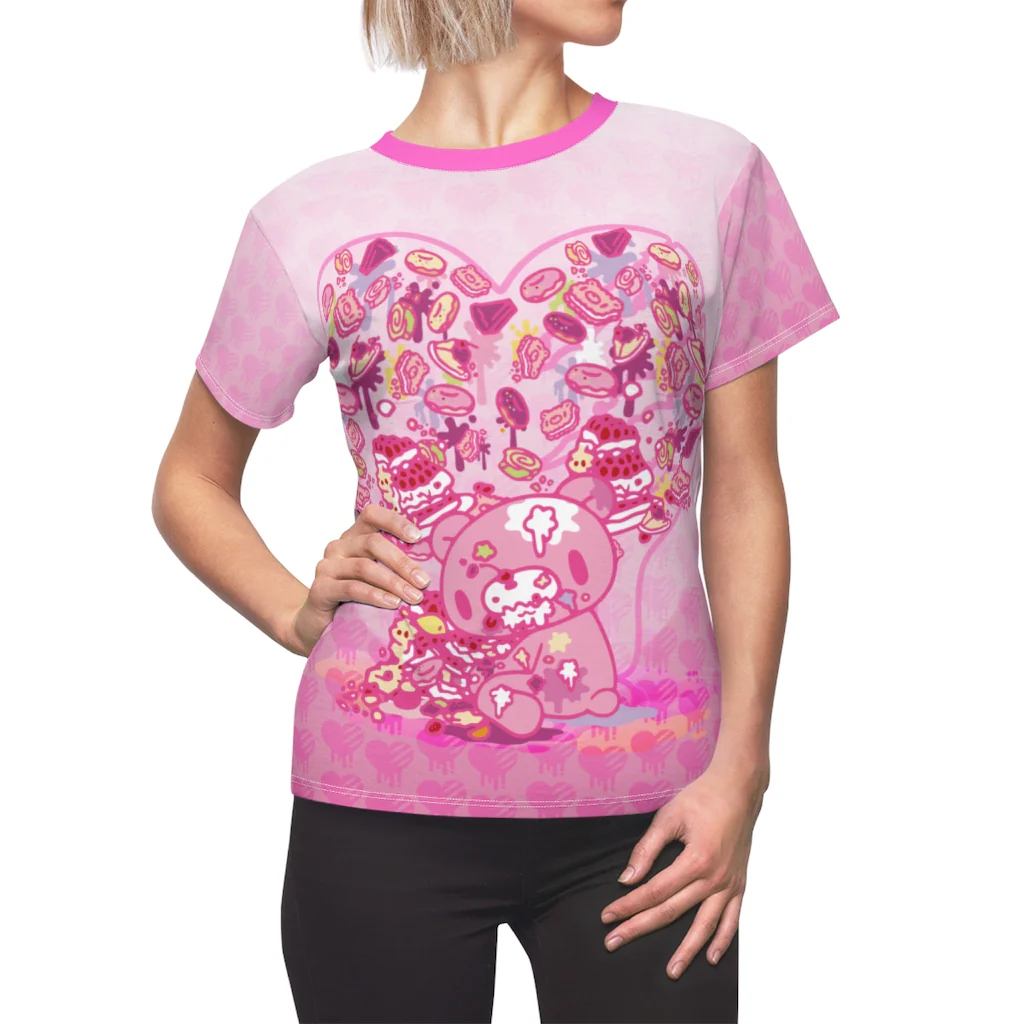 Sweet-Heart Gloomy Women's AoP Tee - Image 5