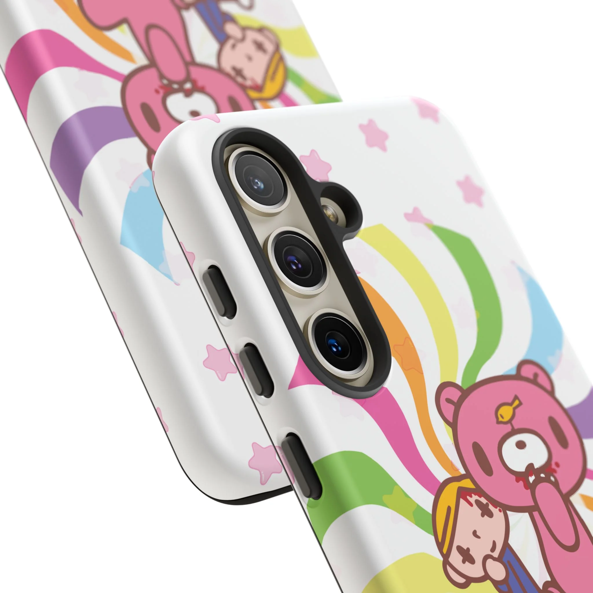 Swirly Rainbow Gloomy Bear - Tough Phone Case - Image 108