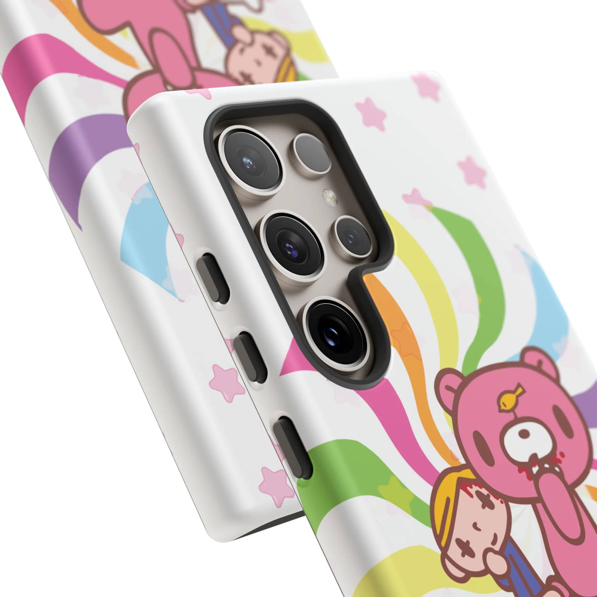 Swirly Rainbow Gloomy Bear - Tough Phone Case - Image 112