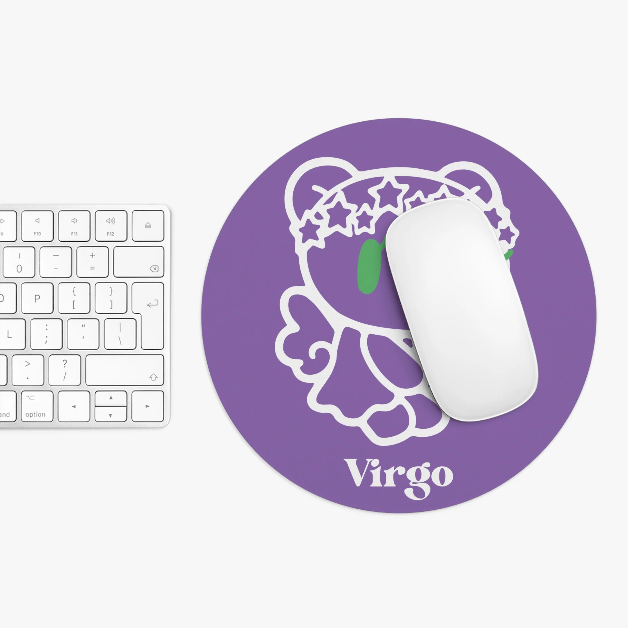 Virgo Zodiac Gloomy Bear Mouse Pad - Image 4