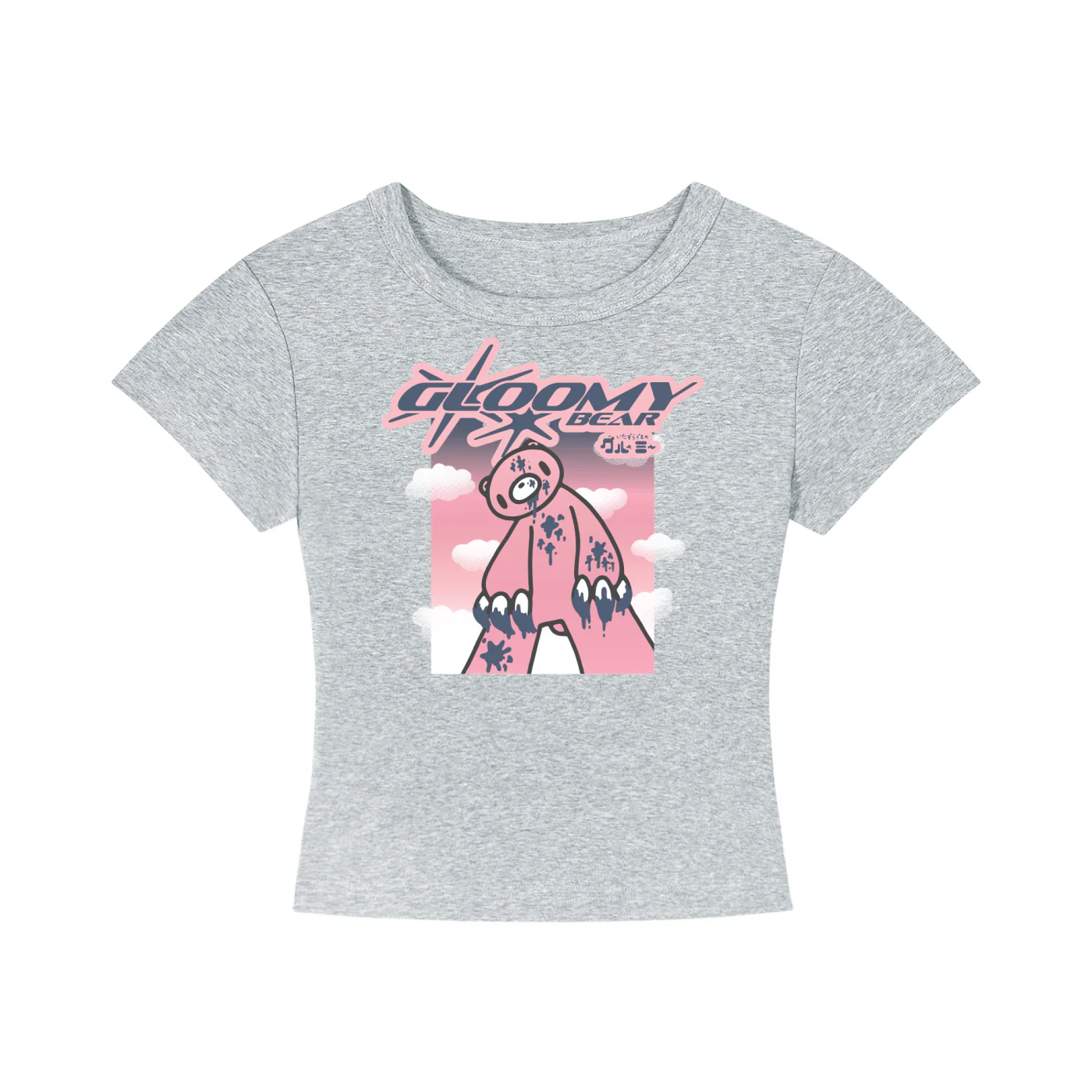 Giant Gloomy Women's Cropped T-Shirt - Image 3
