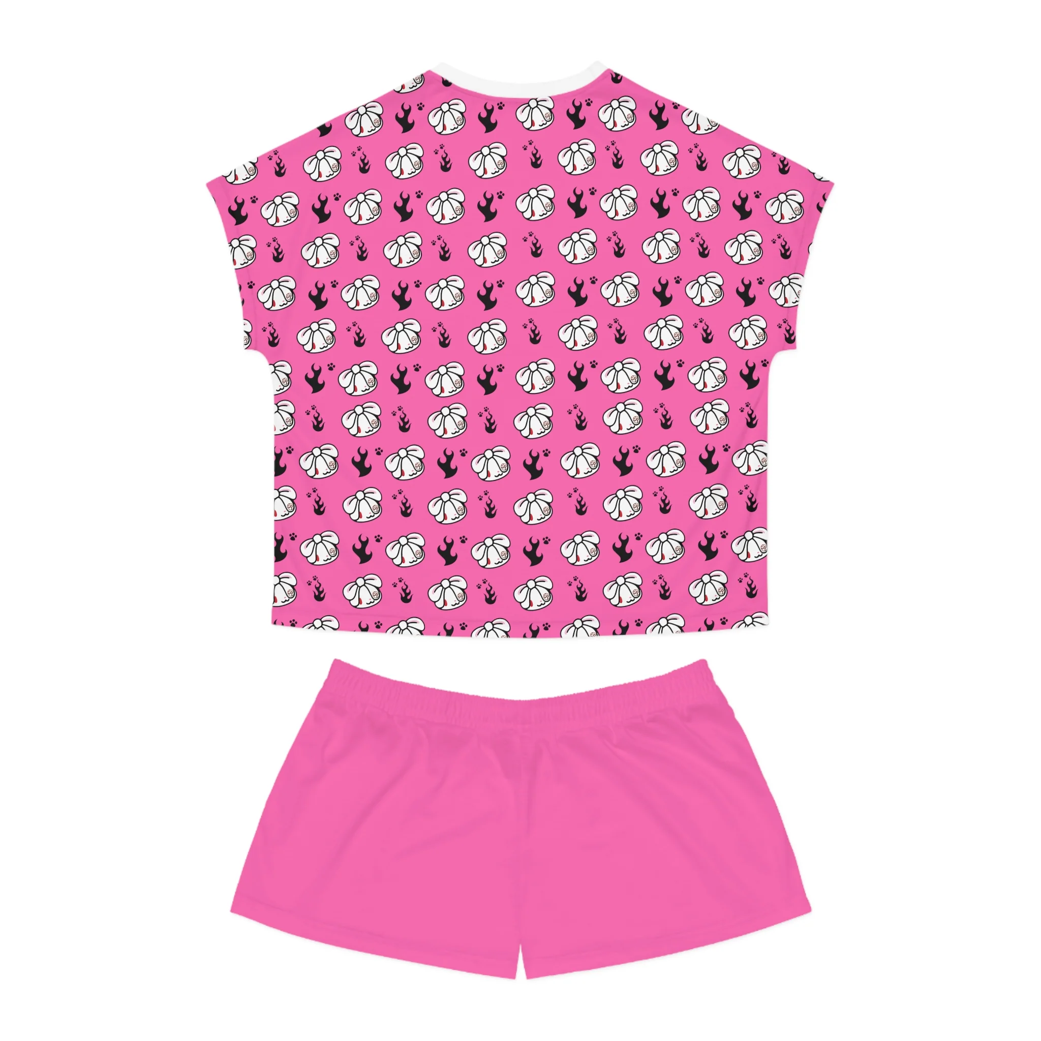 All Purpose Bunny Y2K [PINK] - Women's AOP Pajama Set - Image 15