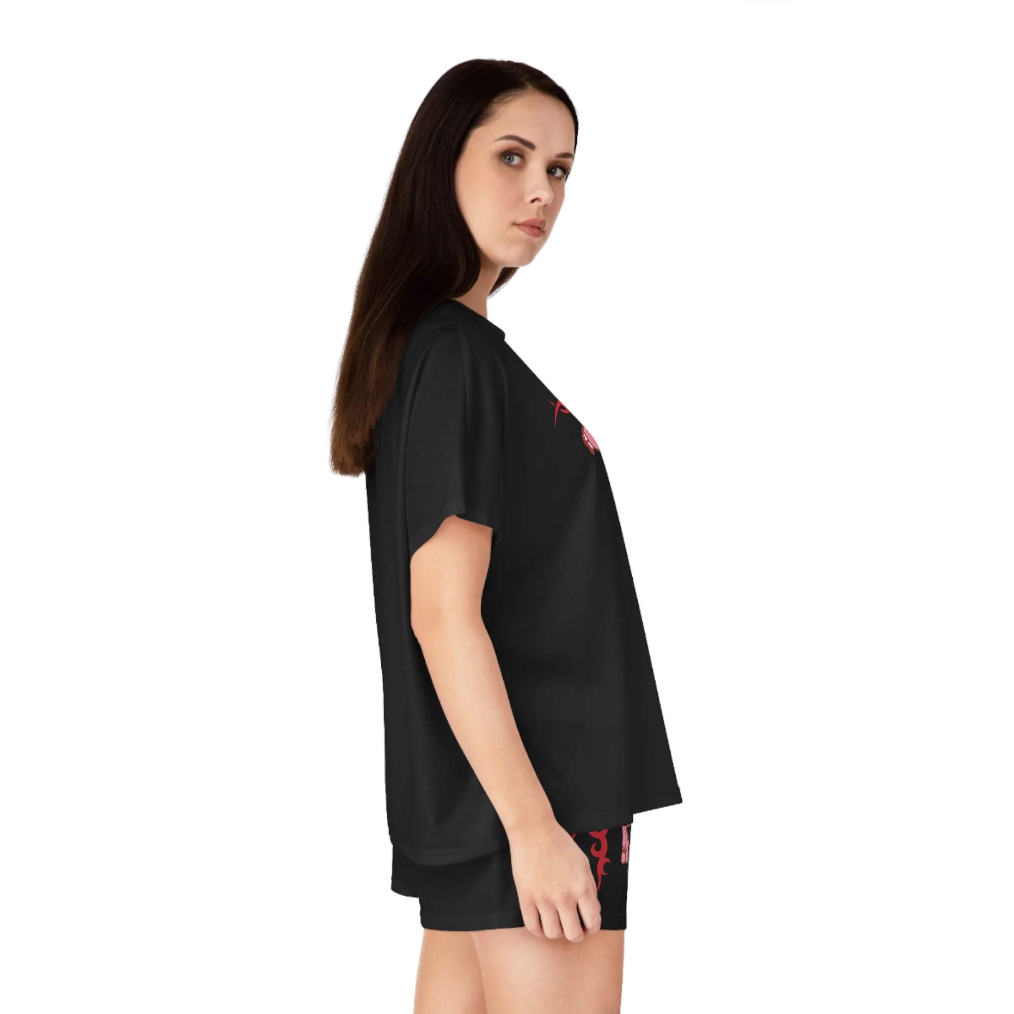Gloomy Bear Y2K - Women's Short Pajama Set (AOP) - Image 5