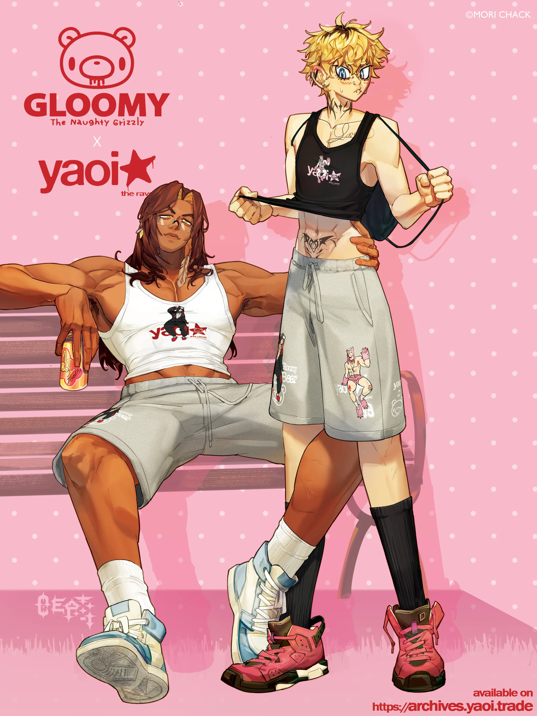 YAOI x GLOOMY BEAR Beefy Tank - Image 3