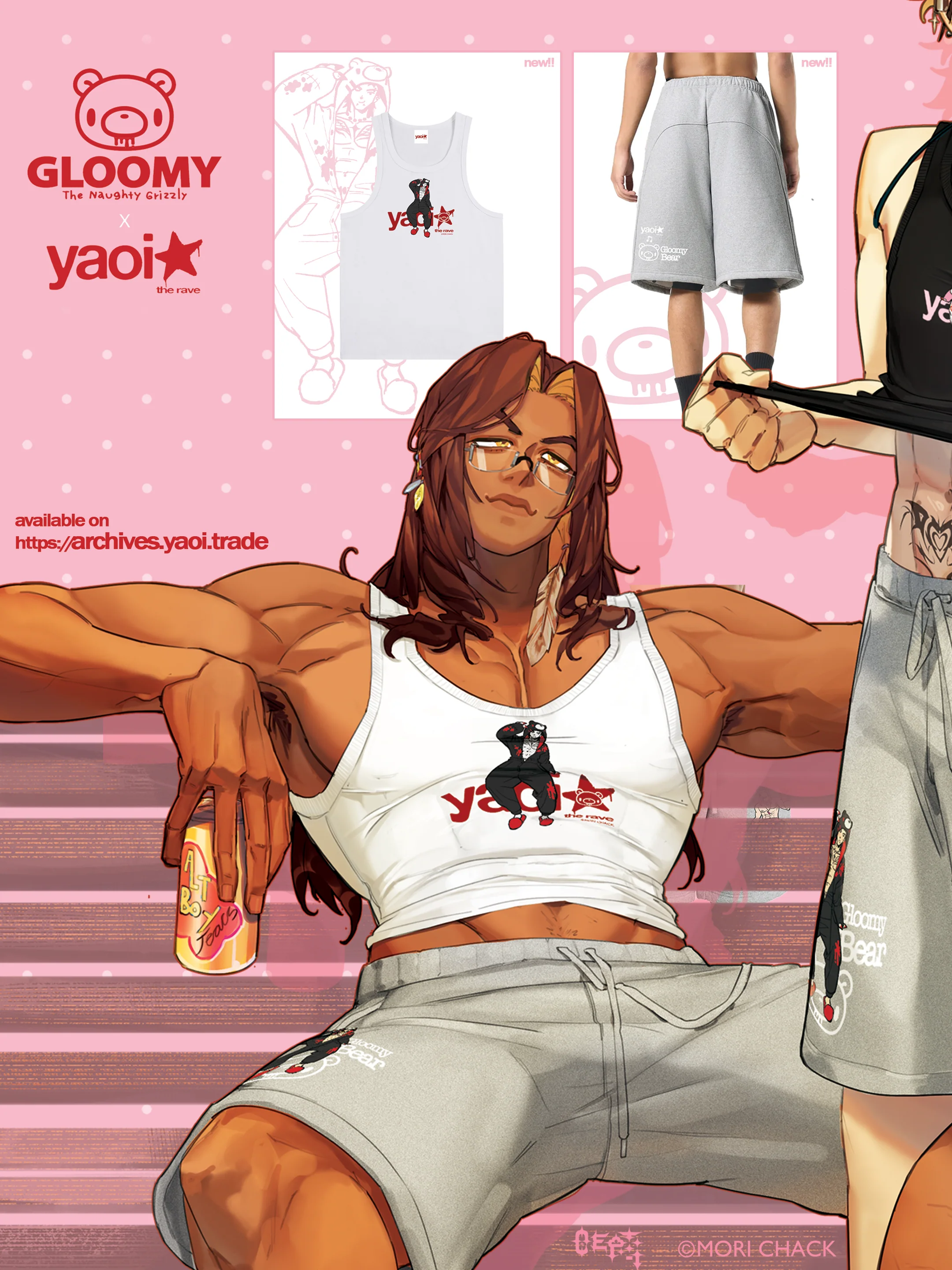 YAOI x GLOOMY BEAR Twunk Tank - Image 3