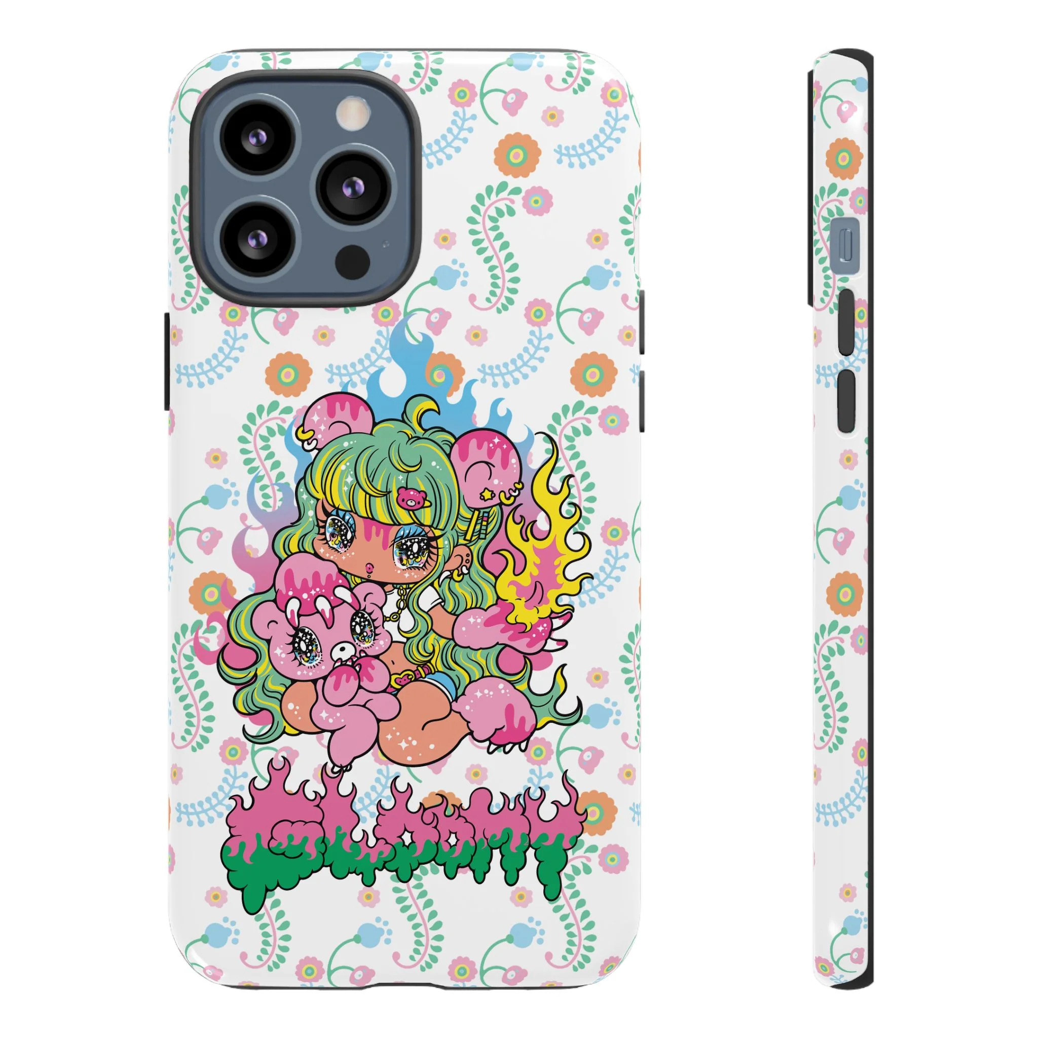 YURIE SEKIYA X GLOOMY BEAR ⭐️ FIRE GIRL PHONE CASE - Image 15