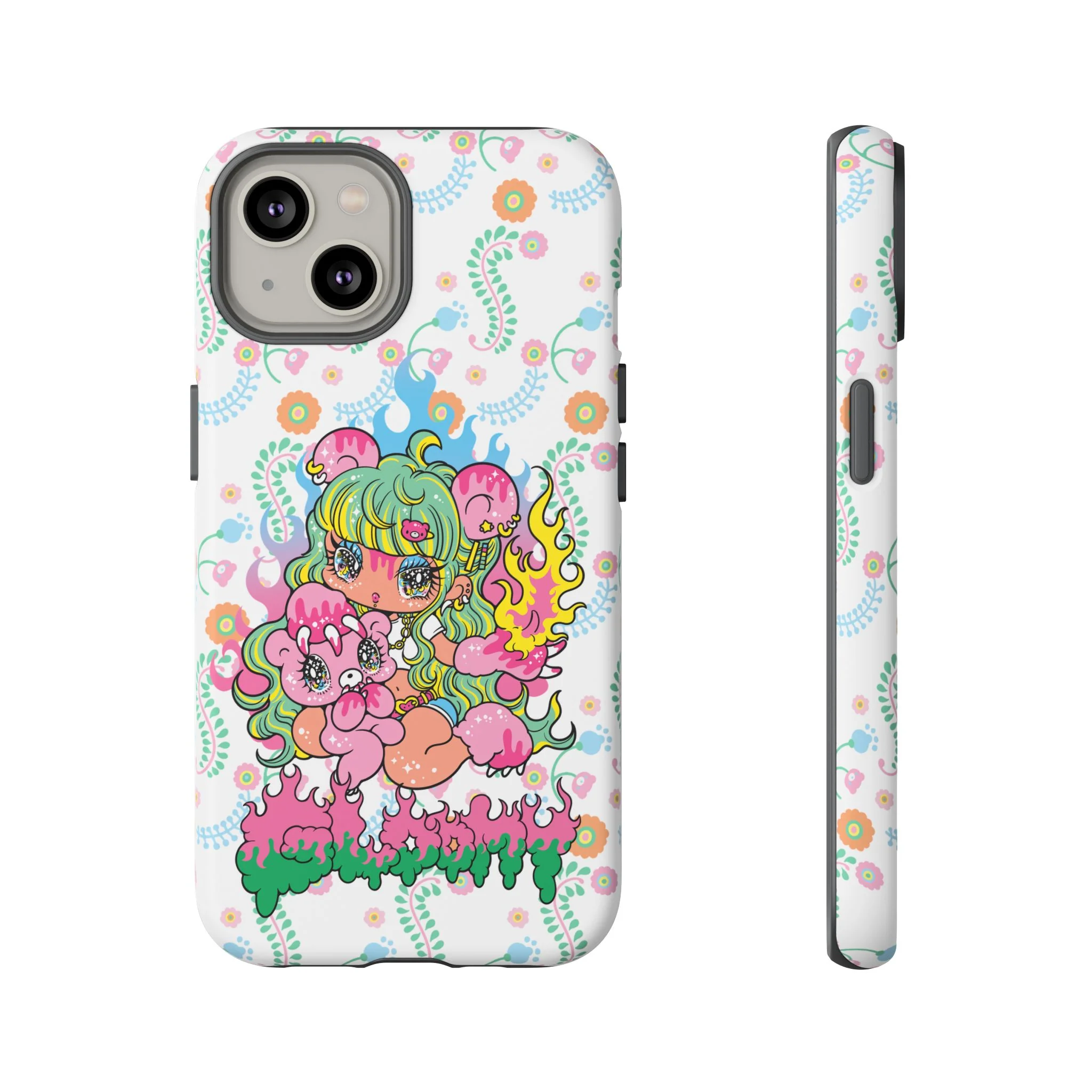 YURIE SEKIYA X GLOOMY BEAR ⭐️ FIRE GIRL PHONE CASE - Image 28