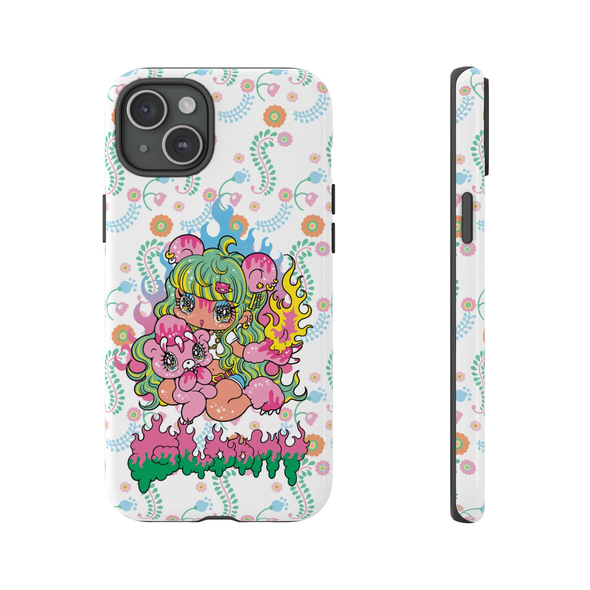 YURIE SEKIYA X GLOOMY BEAR ⭐️ FIRE GIRL PHONE CASE - Image 47