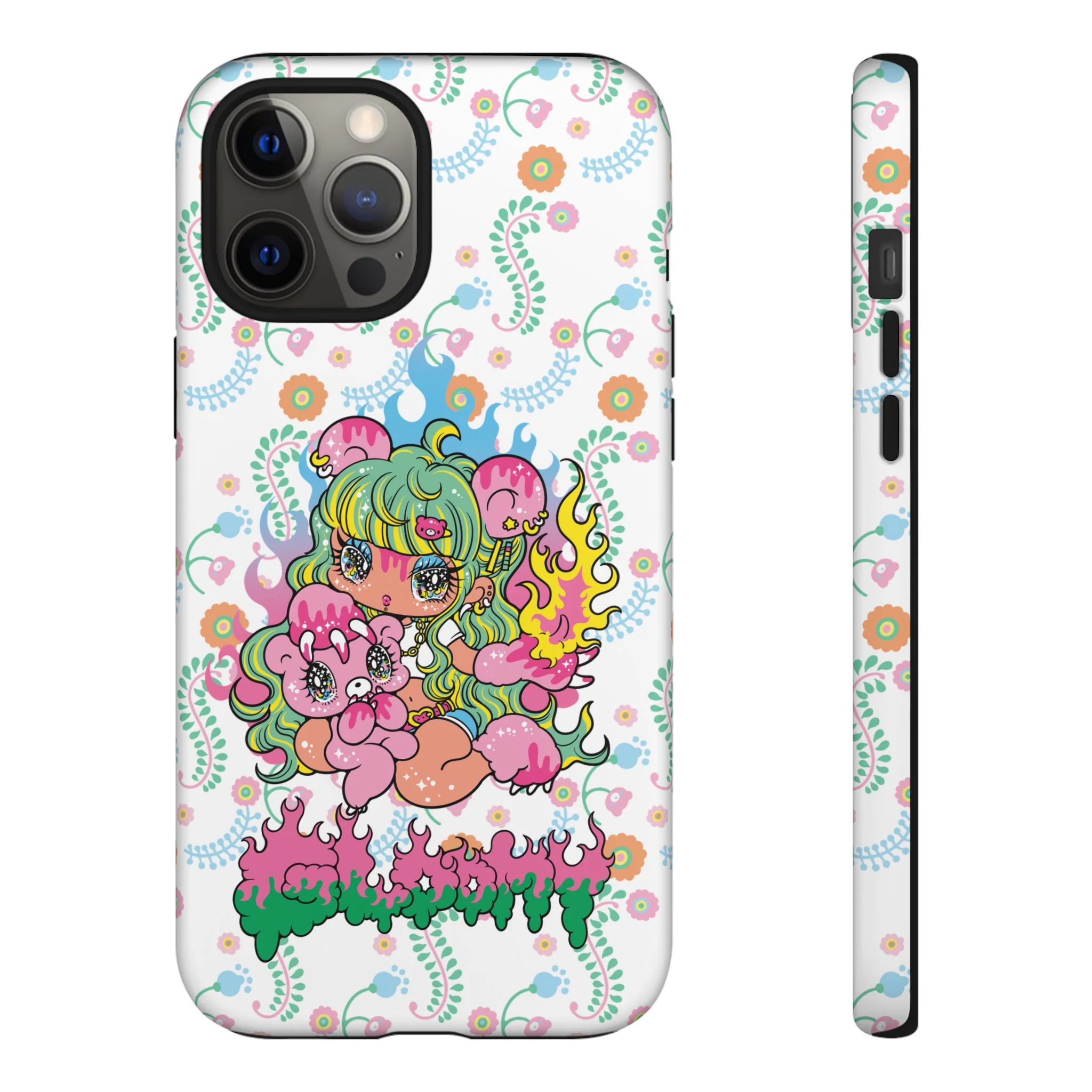 YURIE SEKIYA X GLOOMY BEAR ⭐️ FIRE GIRL PHONE CASE - Image 8