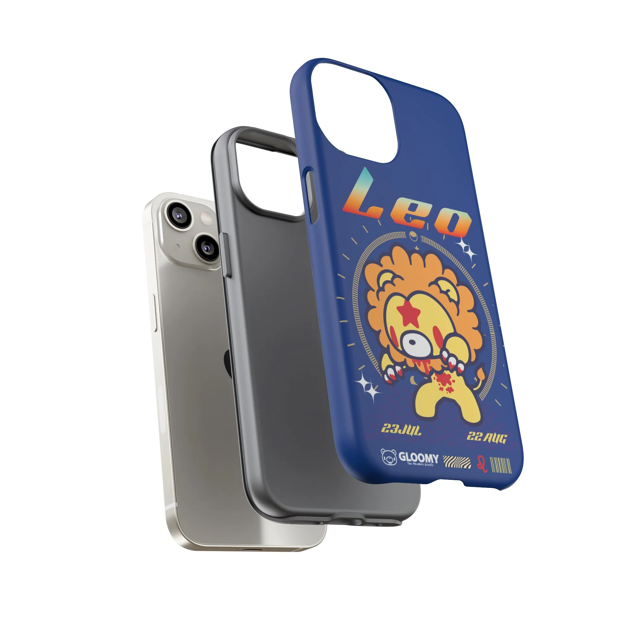 Zodiac Leo gloomy bear Phone Case - Image 109
