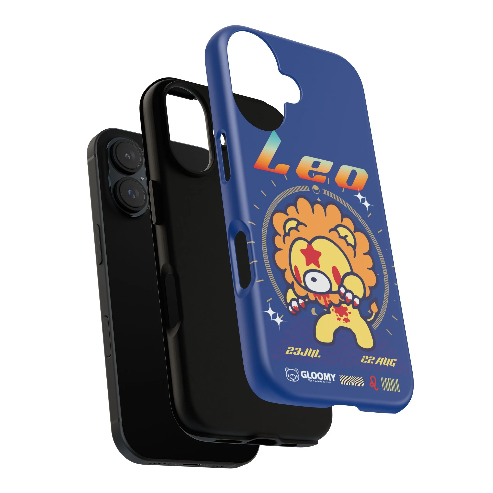 Zodiac Leo gloomy bear Phone Case - Image 209